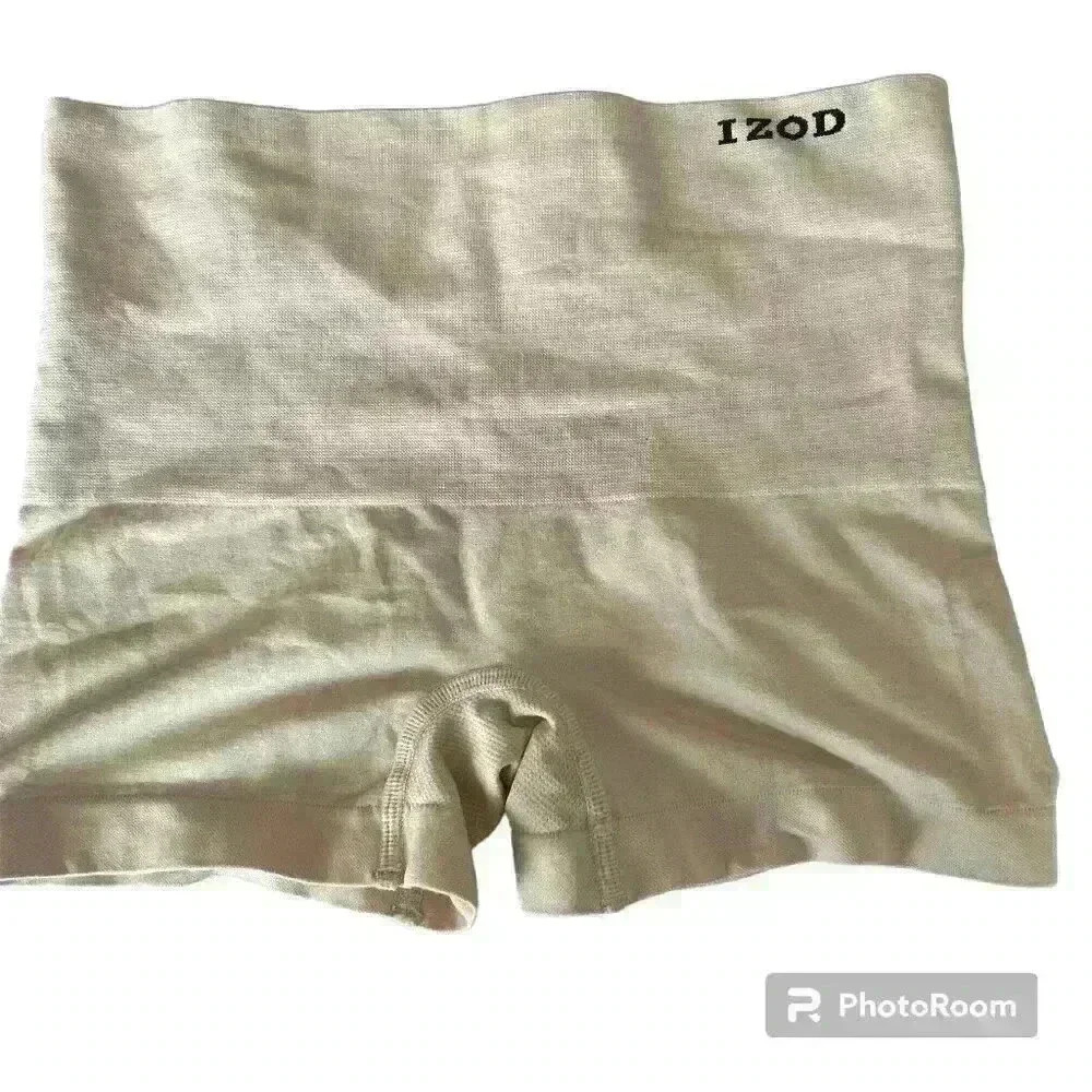 Izod Boy Short Tummy Control Shapewear Size Medium Girdle Panty